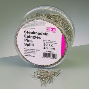 Knopfnadel 18 mm - vernickeltes 500 g Eisen Knopfnadel 18 mm - vernickeltes 500 g Eisen