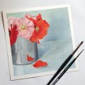 Kundenbild Aquarellblock Hei�gepresste B�gen 300g - 20x20 cm