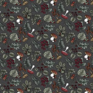 Wachstuch PVC Forest - Grau Wachstuch PVC Forest - Grau
