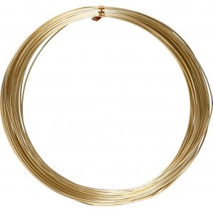 Aluminiumdraht - Ø1 mm - Gold - 16 m Aluminiumdraht - Ø1 mm - Gold - 16 m