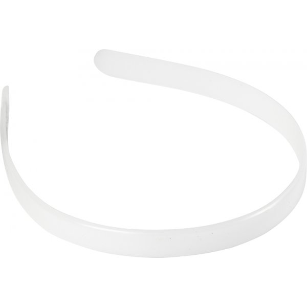 Diadem - 13 mm - wei - 5 Stk