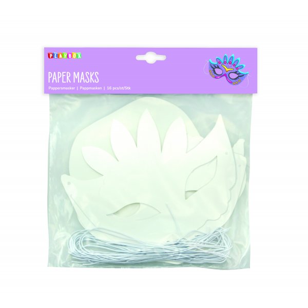 Papiermasken - 16 Stk