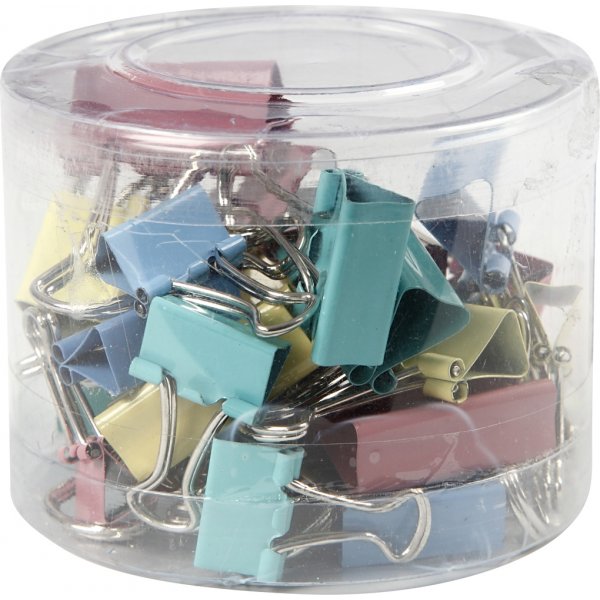 Clips - Pastellfarben - 15/19/25 mm - 30 Stk