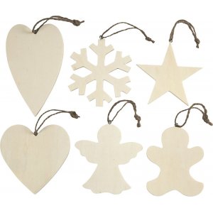Weihnachtsanhänger - Engel und Herzen Weihnachtsanhänger - Engel und Herzen