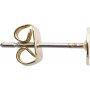 Ohrstecker mit Plttchen - vergoldet - 10 Stk