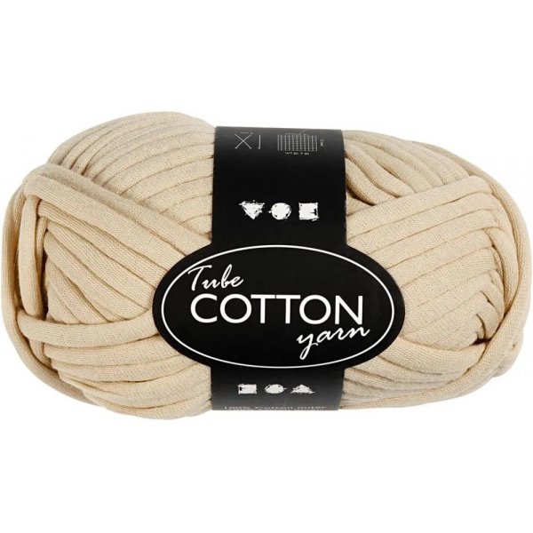 Schlauchgarn - Beige - L: 45 m - 100 g