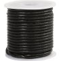 Lederband - Schwarz - 2 mm - 10 m