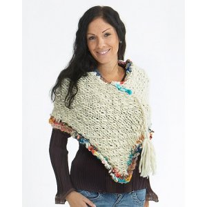 Strickanleitung - Gestrickter Poncho-Schal Strickanleitung - Gestrickter Poncho-Schal