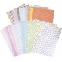 Designpapier selbstklebend - 25 Blatt
