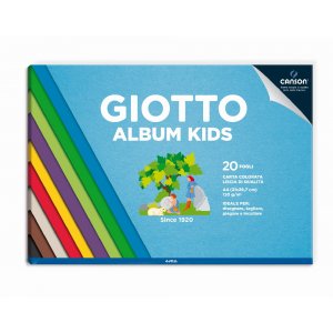 Zeichenblock Giotto farbig 20 Seiten 120g - A4 Zeichenblock Giotto farbig 20 Seiten 120g - A4