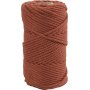 Makramee-Garn - gebranntes Orange - 4 mm - 55 m