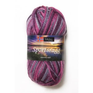 Wikingergarn Sportlappen 50g - Multi (566) SR Wikingergarn Sportlappen 50g - Multi (566) SR