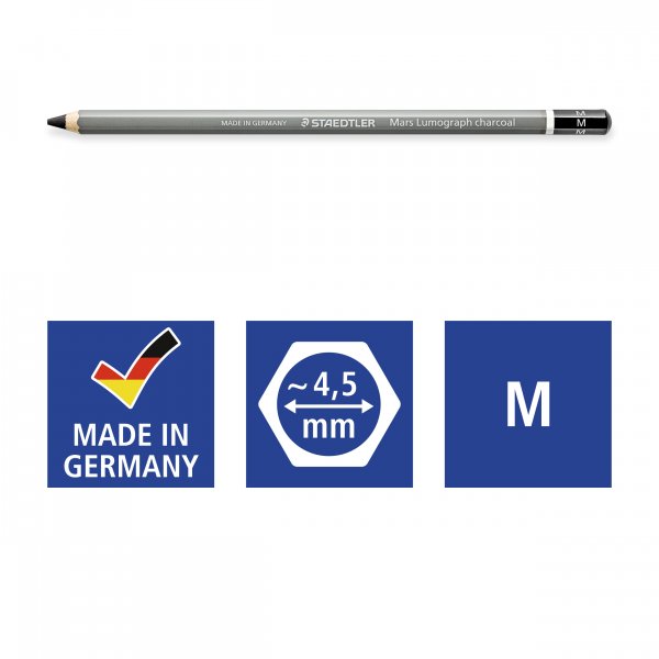 Mars Lumograph Carbonstifte mit Stomp