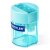Bleistiftspitzer Cyan mit Behlter - Doppelloch