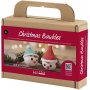 Mini-DIY-Kit Christbaumkugeln - Rote und grne Elfen