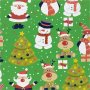 Geschenkpapier - grn - Weihnachtsmotiv - 5 m