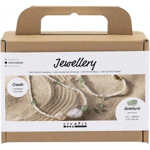 Mini-DIY-Kit Schmuck, Halsketten und Armbänder aus Aventurin Mini-DIY-Kit Schmuck, Halsketten und Armbänder aus Aventurin