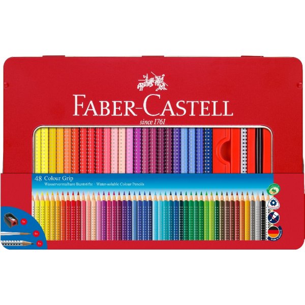 Aquarellstifte Grip 2001 48 Farben - Metalletui
