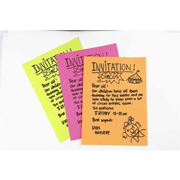 Kreativpapier - gemischte Farben - A4 - 280 Stk