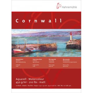 Aquarellblock Hahnemühle Cornwall 450g grob Aquarellblock Hahnemühle Cornwall 450g grob