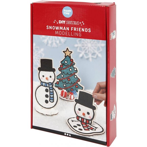 Bastelset - Schneemann und Weihnachtsbaum