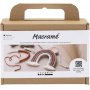 Mini DIY Kit Makramee - Regenbogen