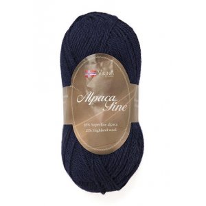 Wikingergarn Alpaka Fein 50g - Dunkelblau (625) Wikingergarn Alpaka Fein 50g - Dunkelblau (625)