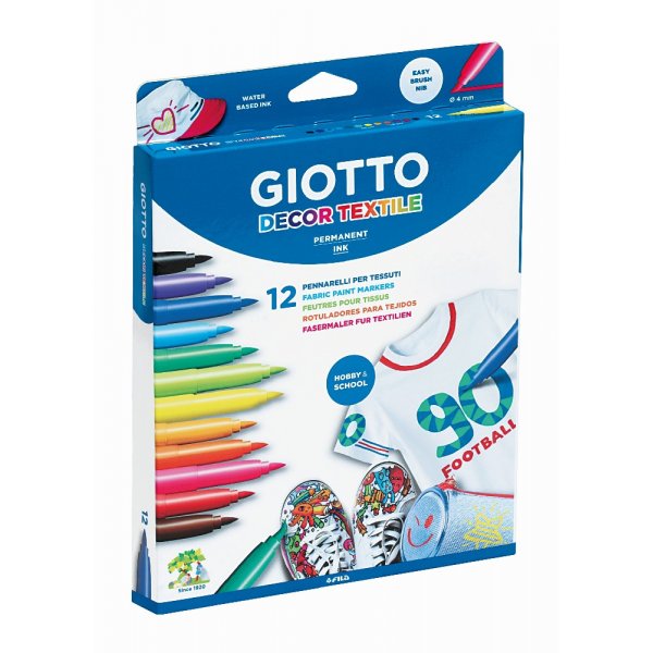 Textilstifte Giotto Decor - 12er-Pack