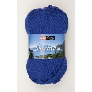 Wikingergarn Superwash 50g - Kobaltblau (125) Wikingergarn Superwash 50g - Kobaltblau (125)