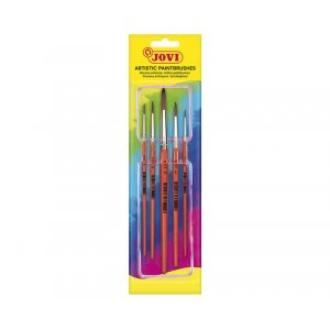 Pinselset - Jovi - 5er-Pack Naturhaar mit runder Spitze, Größe 0, 4, 6, 8 und 12 Pinselset - Jovi - 5er-Pack Naturhaar mit runder Spitze, Größe 0, 4, 6, 8 und 12