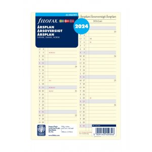 Nachfüllung für Systemkalender A5 2024 - Jahresplan Nachfüllung für Systemkalender A5 2024 - Jahresplan