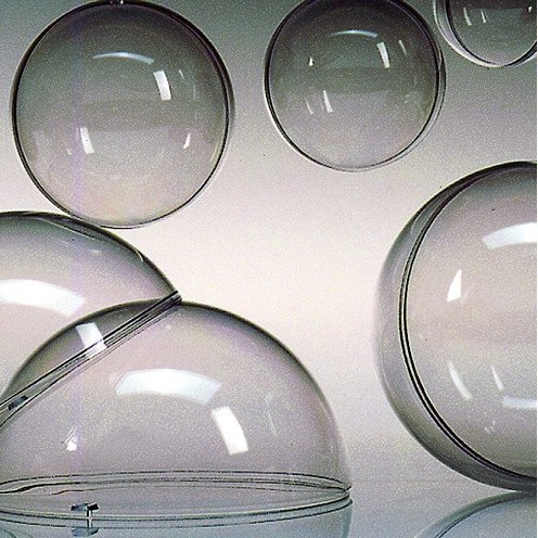 Kunststoffkugel - glasklar teilbar (PS)