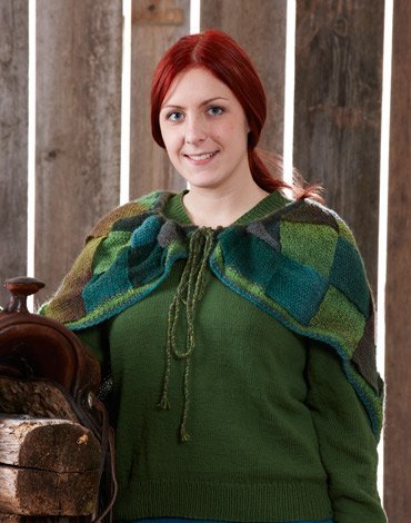 Strickmuster - Moss gestrickter geflochtener Schal