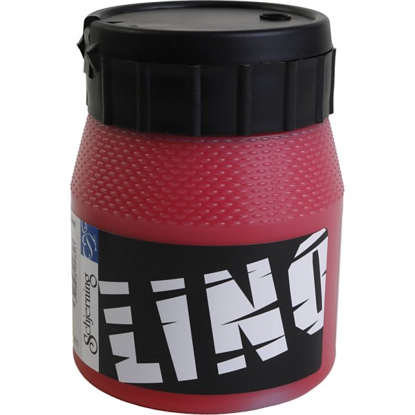 Linoleumfarbe - rot - 250 ml