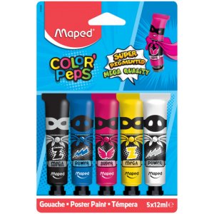 Gouache-Farbtuben - Maped - 5er-Pack Gouache-Farbtuben - Maped - 5er-Pack
