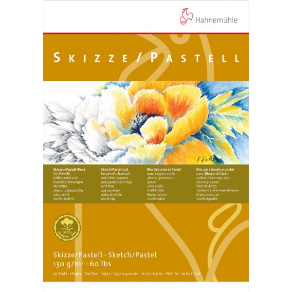 Skizzenblock Hahnemhle Sketch Pastel 130g