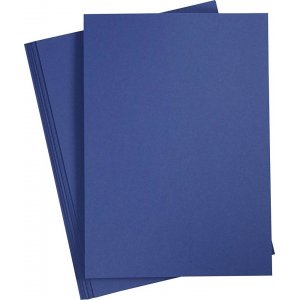 Farbiger Karton - dunkelblau - A4 - 180 g - 20 Blatt Farbiger Karton - dunkelblau - A4 - 180 g - 20 Blatt
