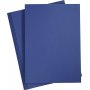 Farbiger Karton - dunkelblau - A4 - 180 g - 20 Blatt