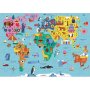 Geographie-Puzzle - Weltkarte