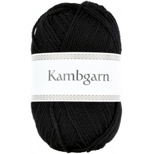 Kammgarn 50g - Schwarz (0059) Kammgarn 50g - Schwarz (0059)