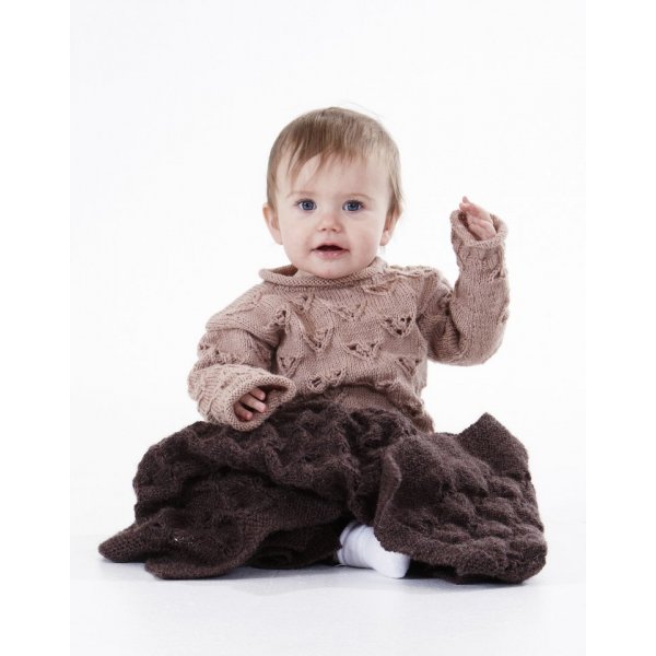 Strickmuster - Muster gestrickter und glatt gestrickter Pullover, Mtze und Decke