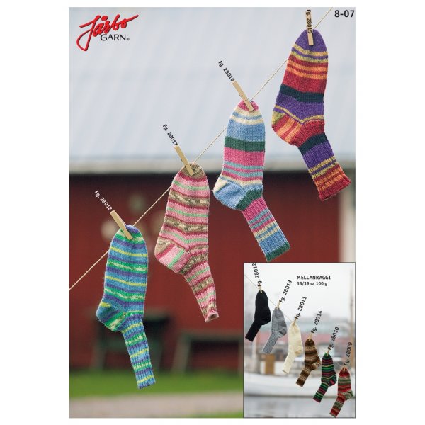 Strickmuster - Klassische Ragg-Socken in mittlerem Ragg (alt4)