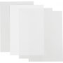 Schrumpffolien - Glnzend transparent - Matt transparent - Mattwei - 4 Blatt