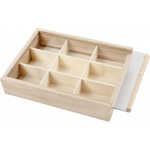 Box mit Fächern und Schutzdeckel Box mit Fächern und Schutzdeckel