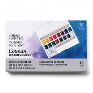 Aquarellfarbe W&N Cotman - Taschenset 16 Farben Aquarellfarbe W&N Cotman - Taschenset 16 Farben
