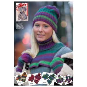 Strickmuster - Mütze, Kunstpelzmantel, Fäustlinge und Stoffsocken in Fantasie Strickmuster - Mütze, Kunstpelzmantel, Fäustlinge und Stoffsocken in Fantasie