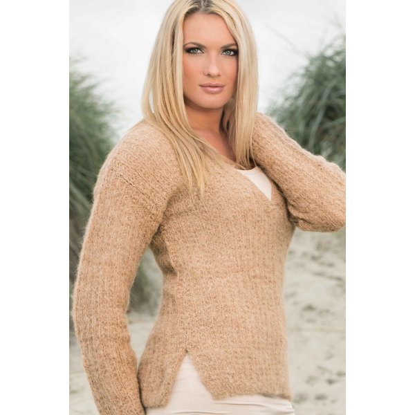 Strickanleitung - Pullover mit V-Ausschnitt (1308-3)