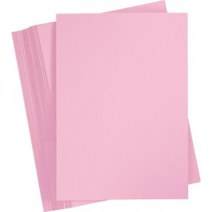 Farbiger Karton - hellrosa - A4 - 180 g - 100 Blatt Farbiger Karton - hellrosa - A4 - 180 g - 100 Blatt