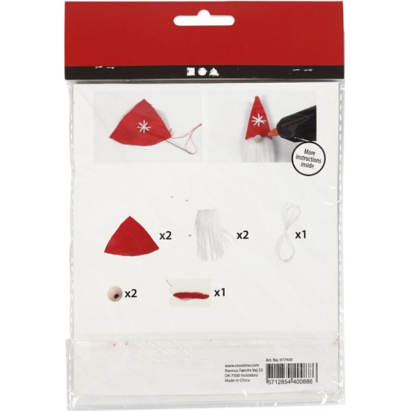 Mini-DIY-Set - hngende Weihnachtsmnner