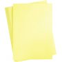 Farbiger Karton - hellgelb - A2 - 180 g - 100 Blatt